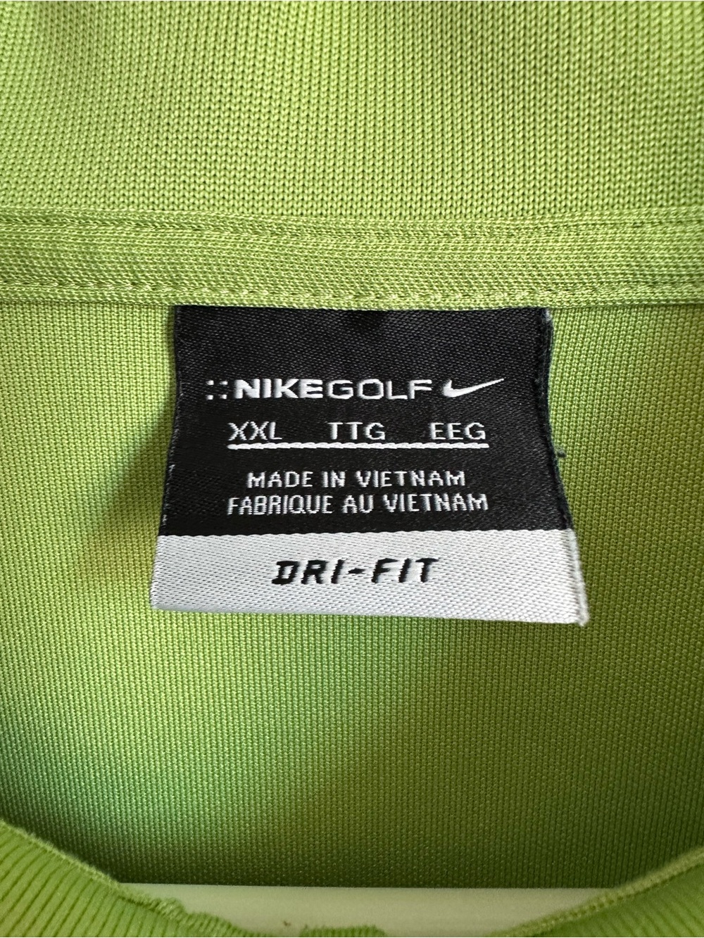 2 Nike Golf Dri-FIT Polo Shirts Blue & Green Short Sleeve Men’s XXL Bundle - Picture 12 of 16